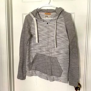 Men's Free Planet Hoodie sweatshirt Size Small Color Light Grey
